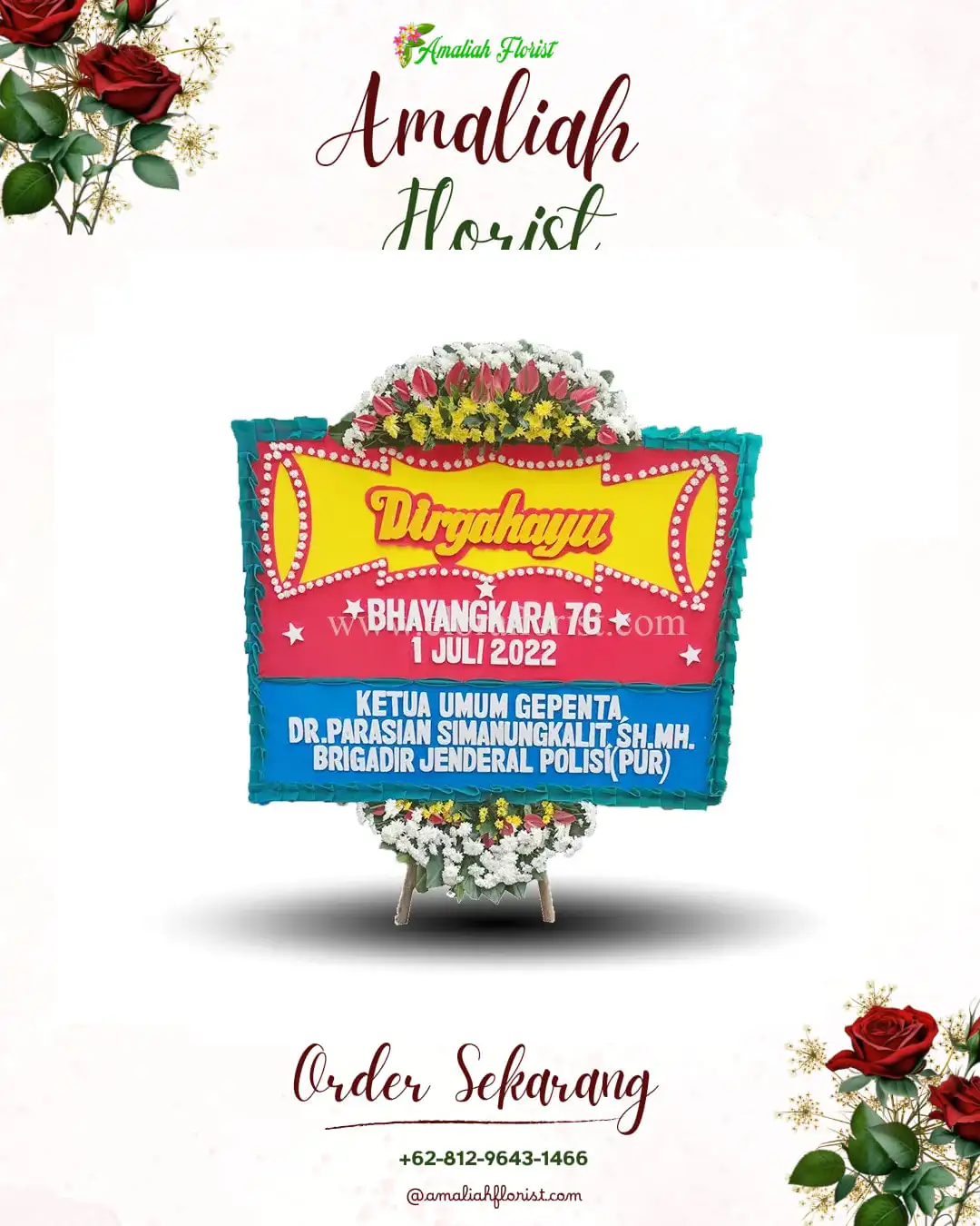 Papan Bunga HUT Ulang Tahun Imbanagara Raya